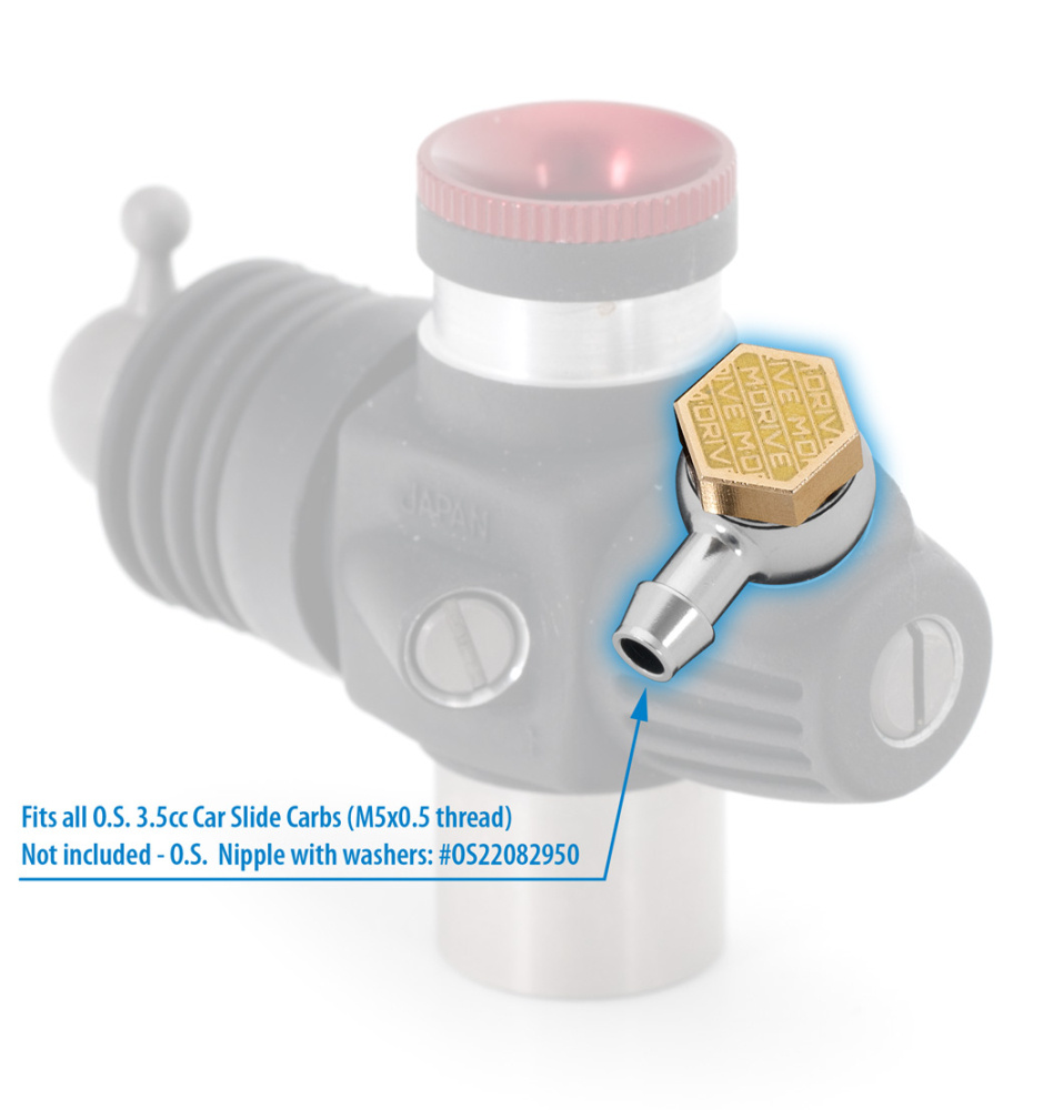 M-DRIVE Bränslenippel Adapter R21 M5x0.5mm