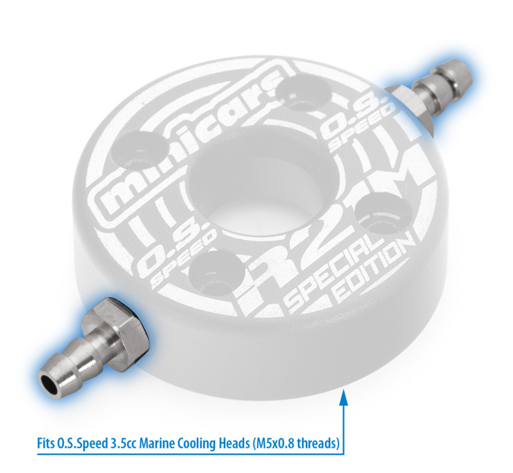 M-Drive Nippel Set M5x0.8mm med bricka (2)