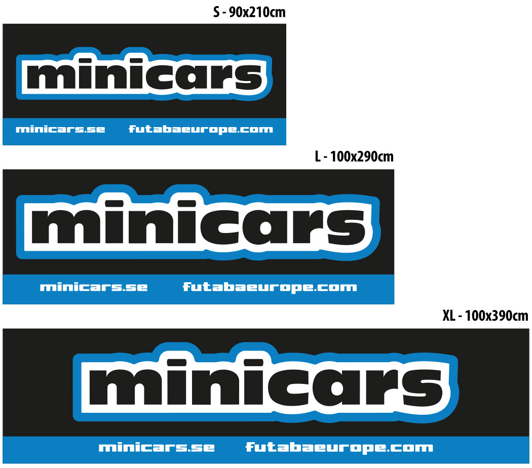 Banner Minicars - L 100x290cm
