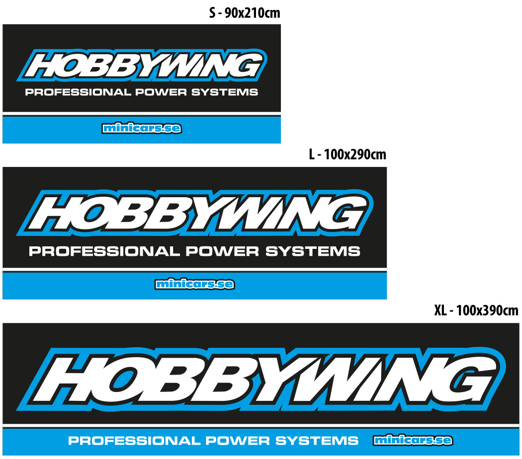 Banner Hobbywing - S 90x210cm