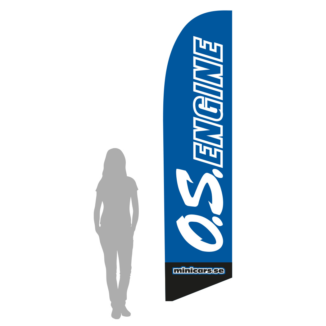 Beachflagga O.S.Engine - M 310cm