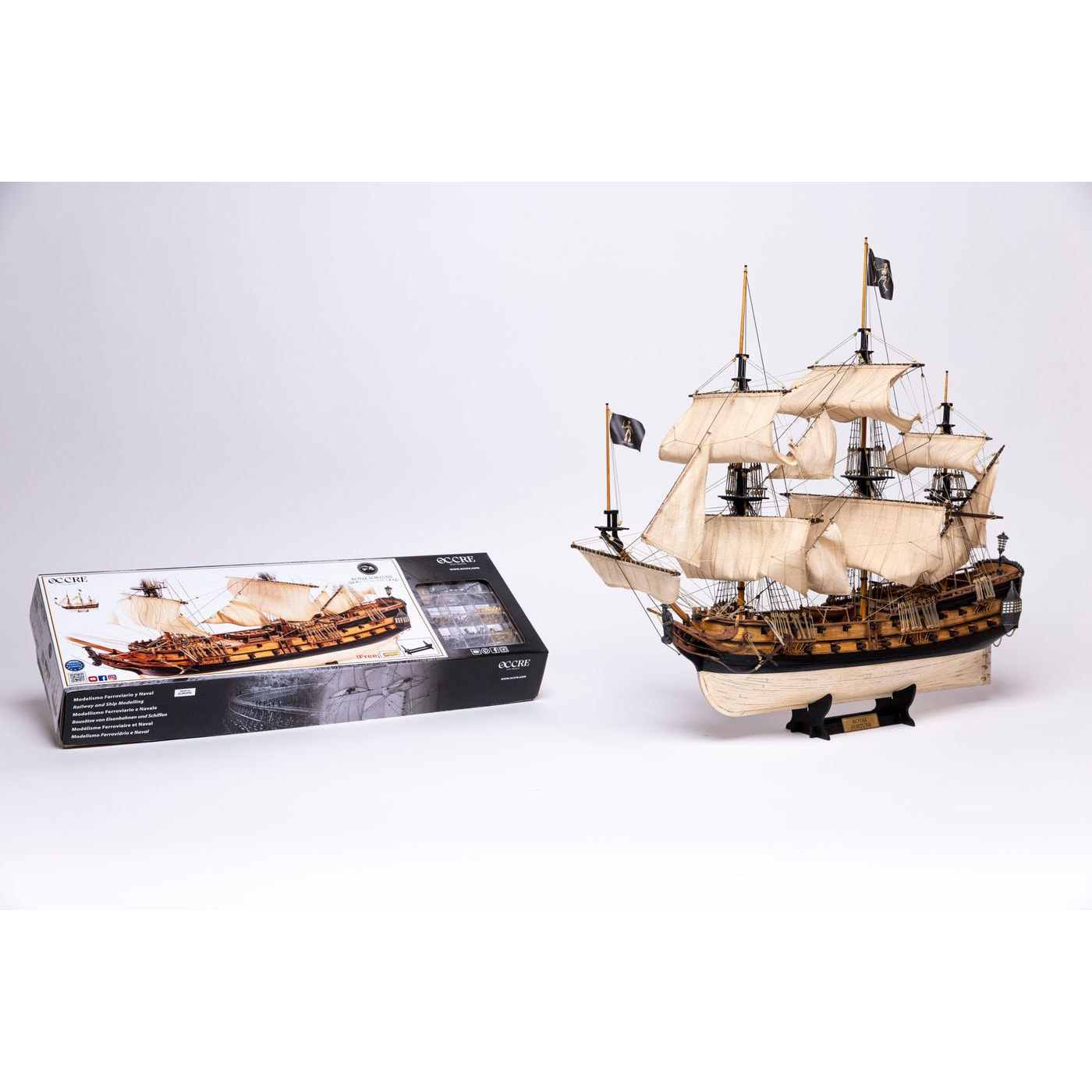 OcCre Royal Fortune 1/65 Piratskepp 643mm