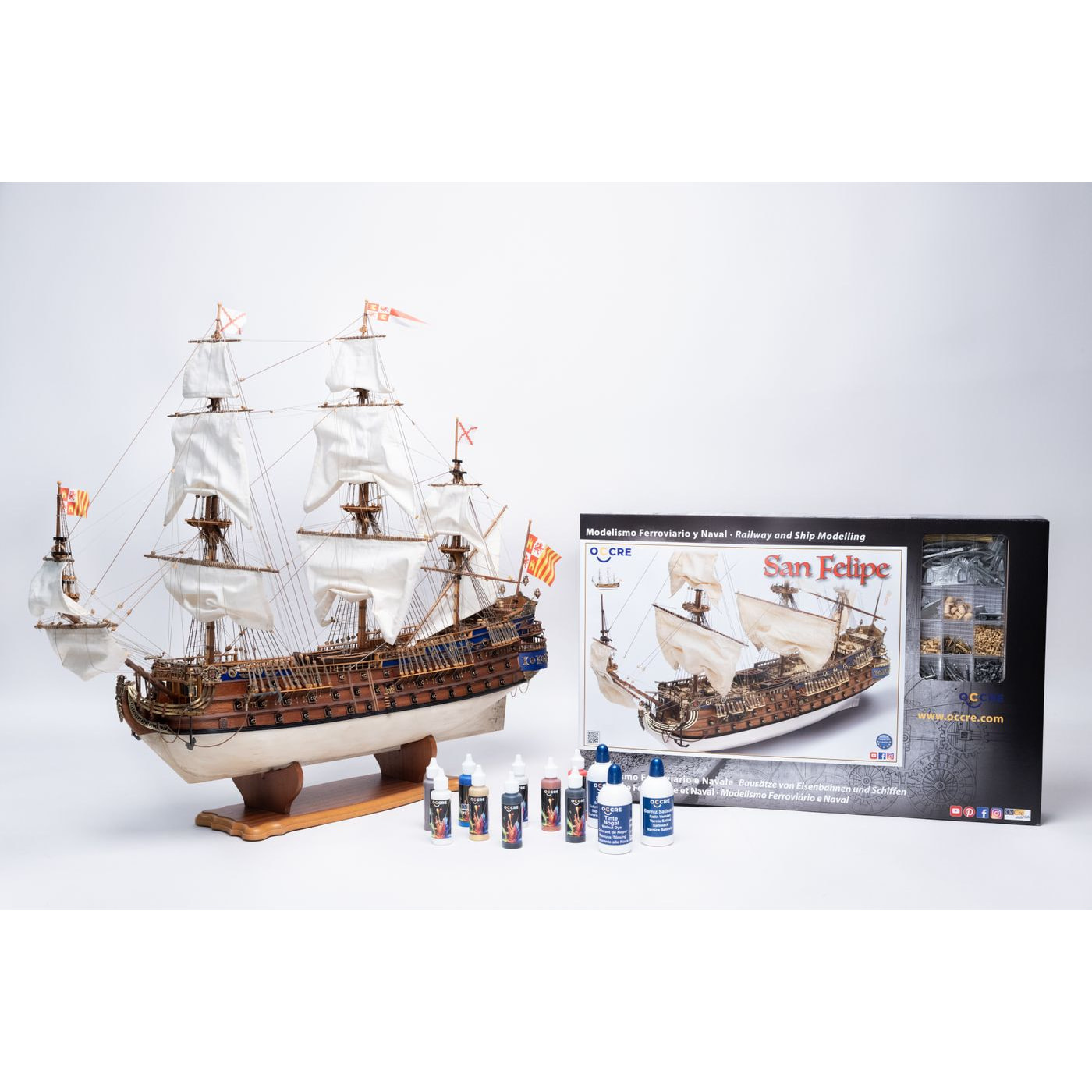 OcCre San Felipe 1/86 Skepp 830mm