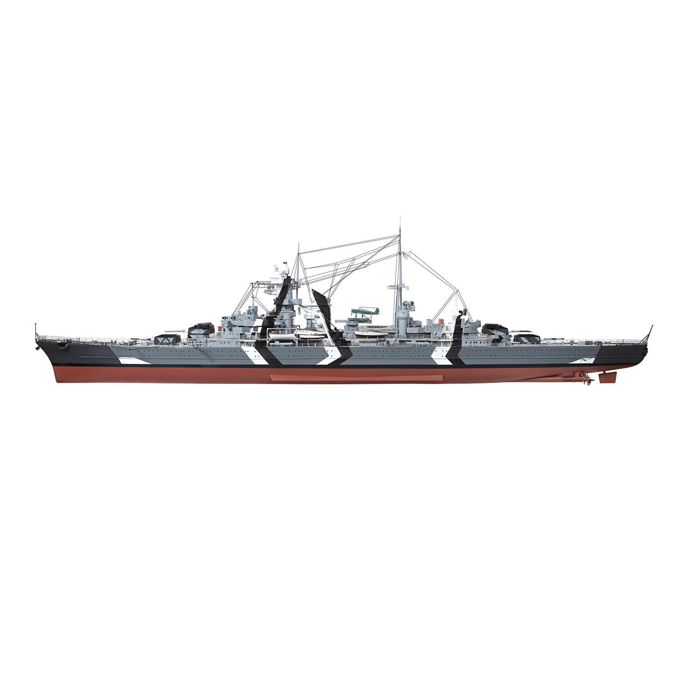 OcCre Prinz Eugen 1/200 WW2 Kryssare 1070mm