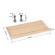 OcCre Display-platta 250x120mm Ek med Metallstöd OcCre Display-platta 250x120mm Ek med Metallstöd