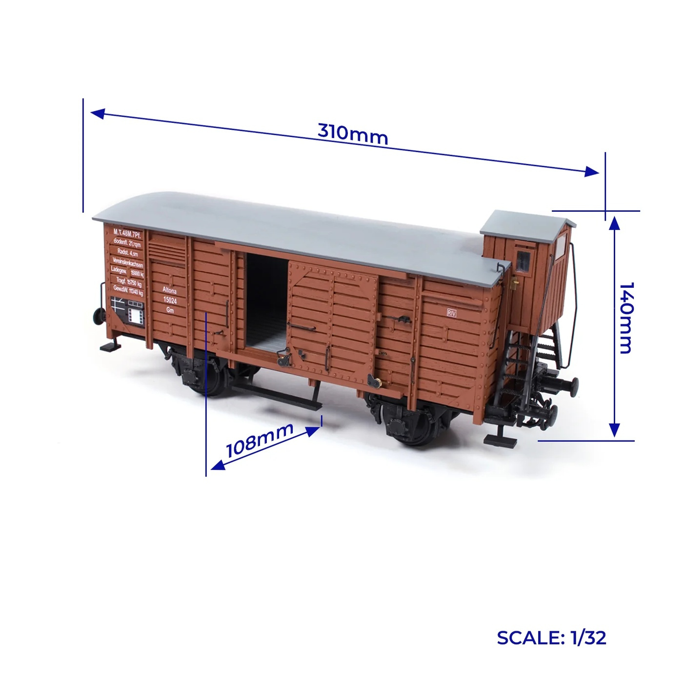 OcCre Godsvagn 1/32 310mm