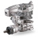 O.S. MAX-35AX 5.77cc 2-Takts Flygmotor med Ljuddämpare O.S. MAX-35AX 5.77cc 2-Takts Flygmotor med Ljuddämpare