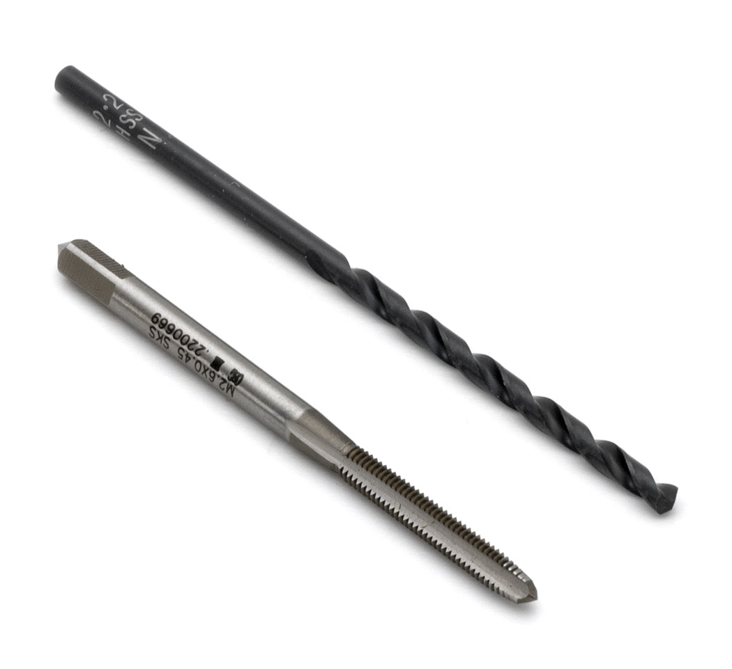 O.S. Gängtapp/borr set M2.6