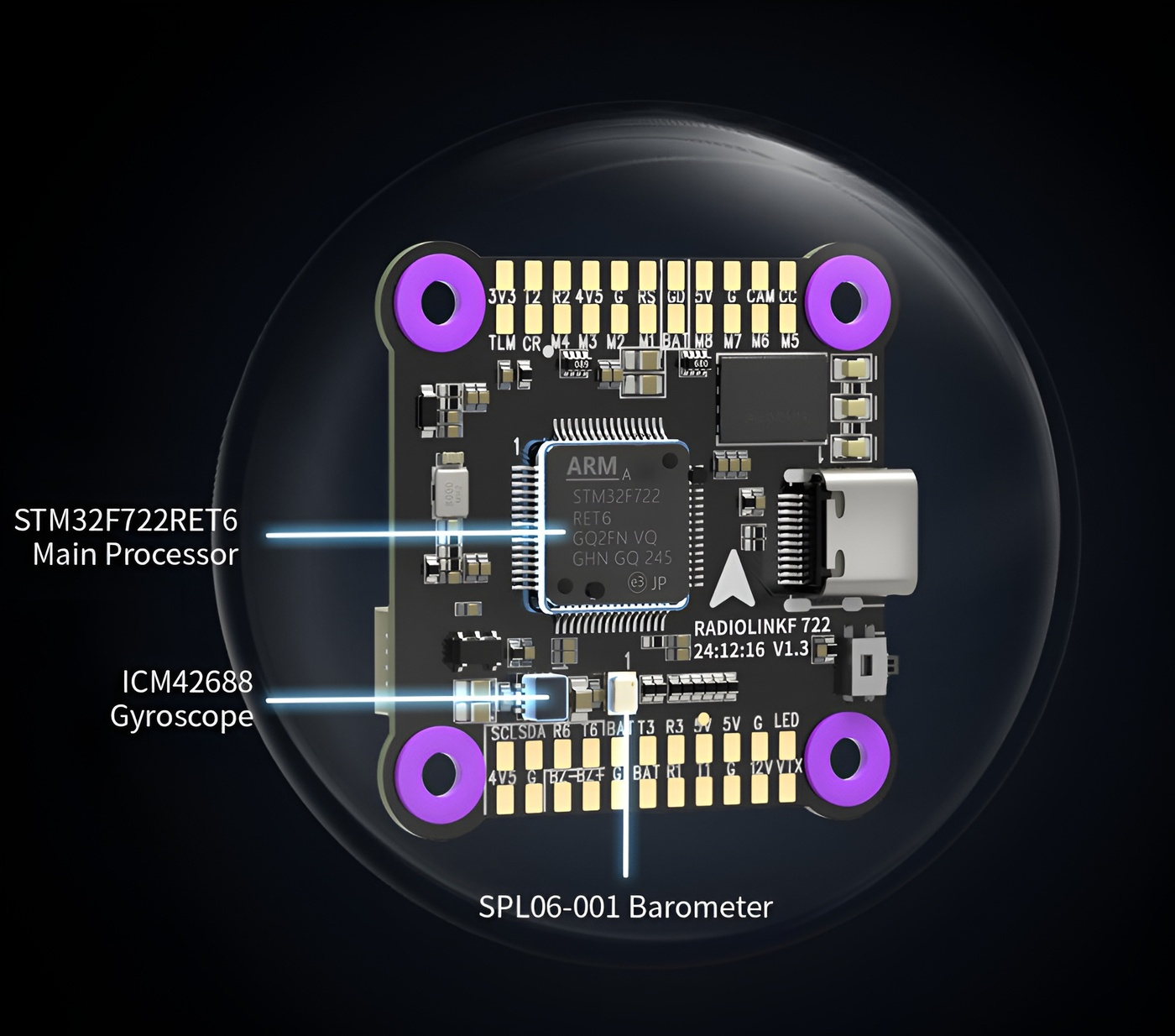 F722 Open-source Flight Controller