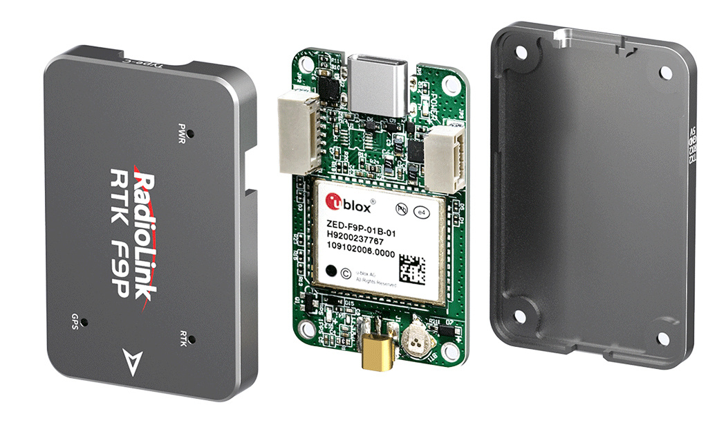 RadioLink RTK-F9P Satellitmottagare