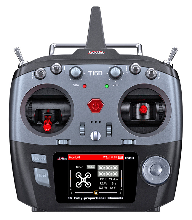 RadioLink T16D Radio Mode-2 med 2x R16F Mottagare