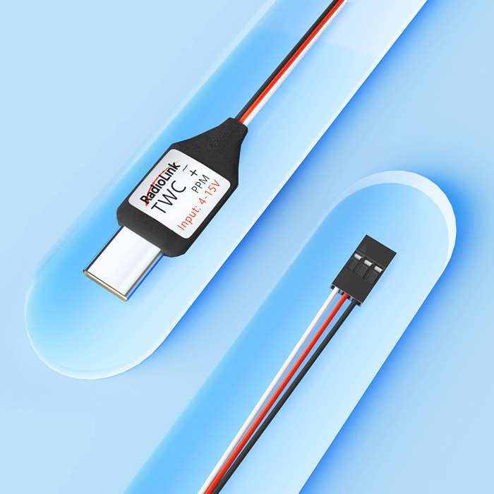 RadioLink TWC Trådlös Lärar-Elev Kabel USB-C (T12D/T16D)