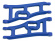 RPM Bärarm Fram Bred Blå Rustler, Stampede, 2WD RPM Bärarm Fram Bred Blå Rustler, Stampede, 2WD