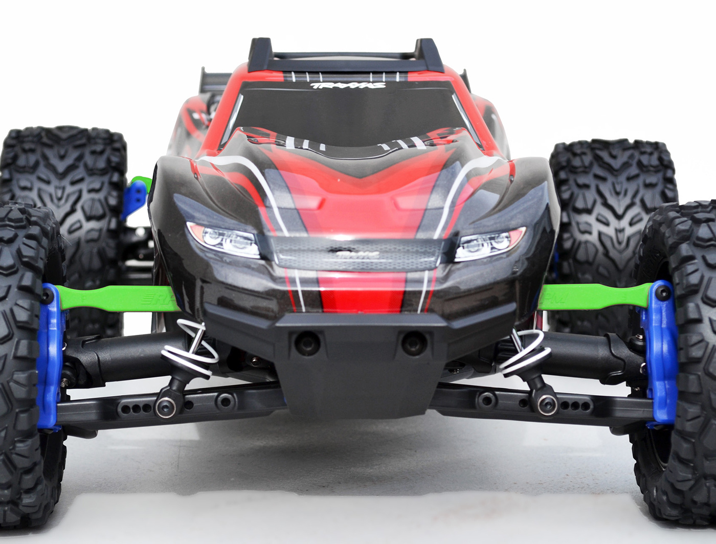 RPM Camberstag BL2 Grön Traxxas 4x4 - Slash, Rustler, Stampede