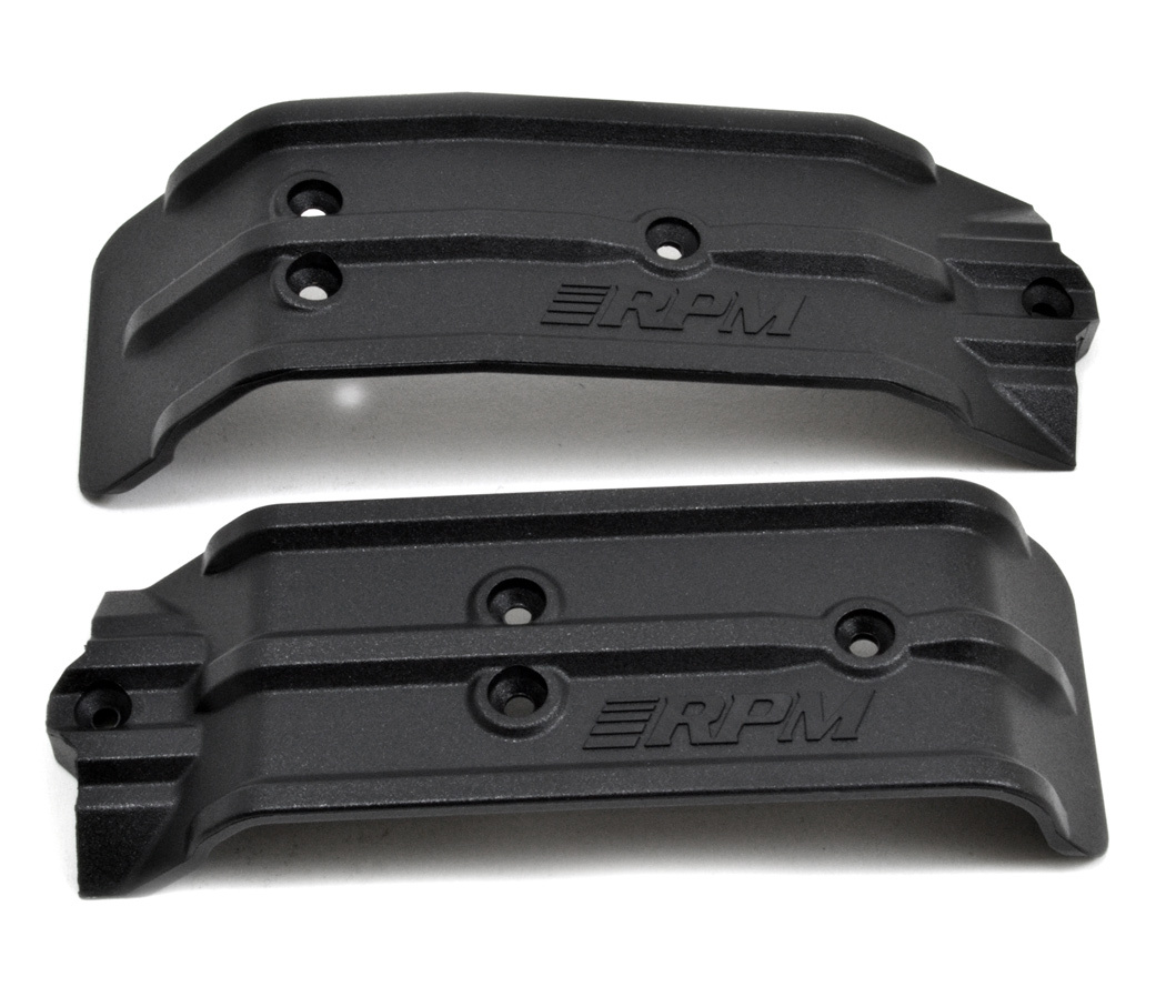 RPM Hasplåt Fram & Bak Svart Mini Maxx/XRT