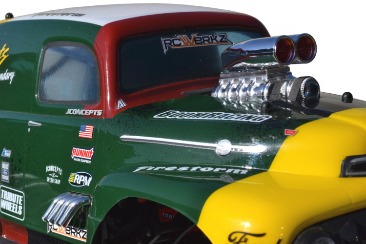 RPM Kompressor Shotgun för Huvmontering Kromad