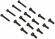 Skruvsats Cylinder FA-40/62/120/200, FG-11/19/33 Skruvsats Cylinder FA-40/62/120/200, FG-11/19/33