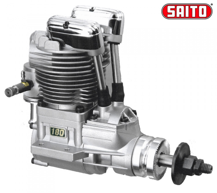 Saito FA-180B 29,1cc 4-takts Metanolmotor