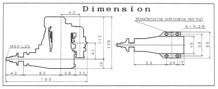 Saito FA-180B 29,1cc 4-takts Metanolmotor