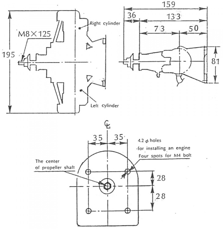 Saito FA-182TD 30cc Twin 4-takts Metanolmotor