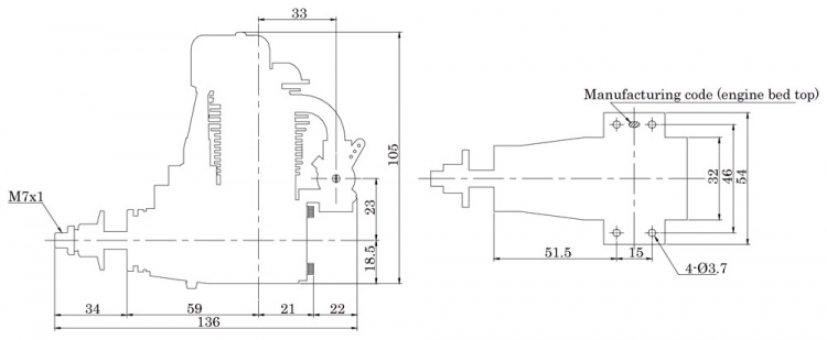 Saito FA-62B 10,2cc 4-takts Metanolmotor