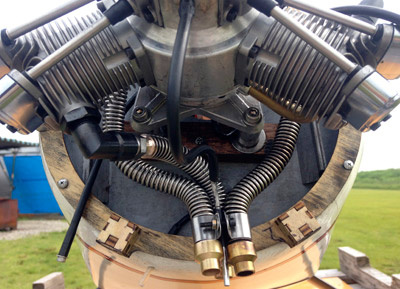 Saito FG-60R3 60cc 4-takts 3-cyl Stjärnmotor Bensin