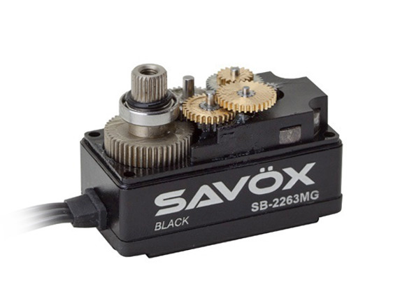 Savöx SB-2263MG Servo 10Kg 0,076s Brushless Black Edition Lågt