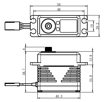Savöx SB-2292SG Servo 50Kg 0.055s 8.4V Alu BL Ståldrev