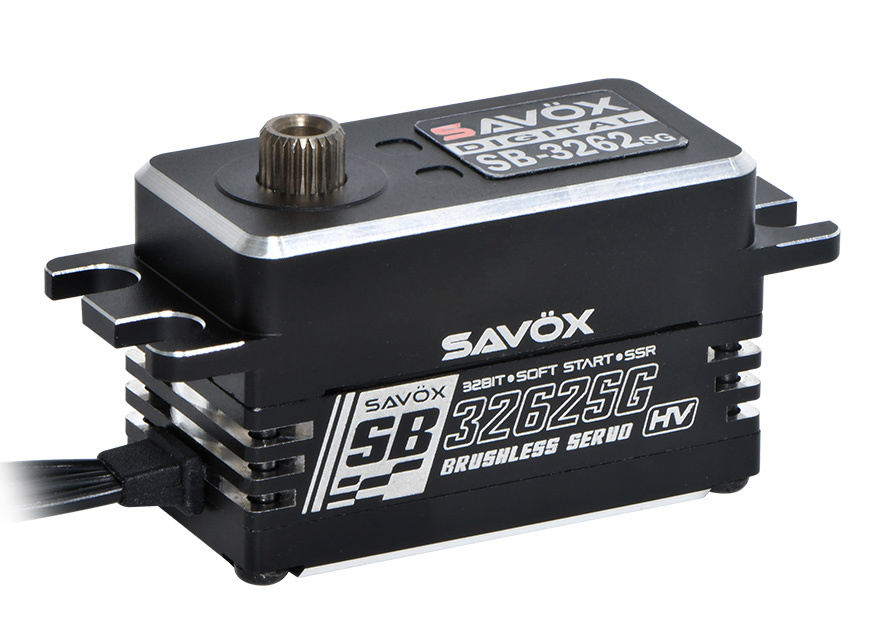 Savöx SB-3262SG Servo 28Kg 0.08s HV Alu BL Ståldrev Lågprofil