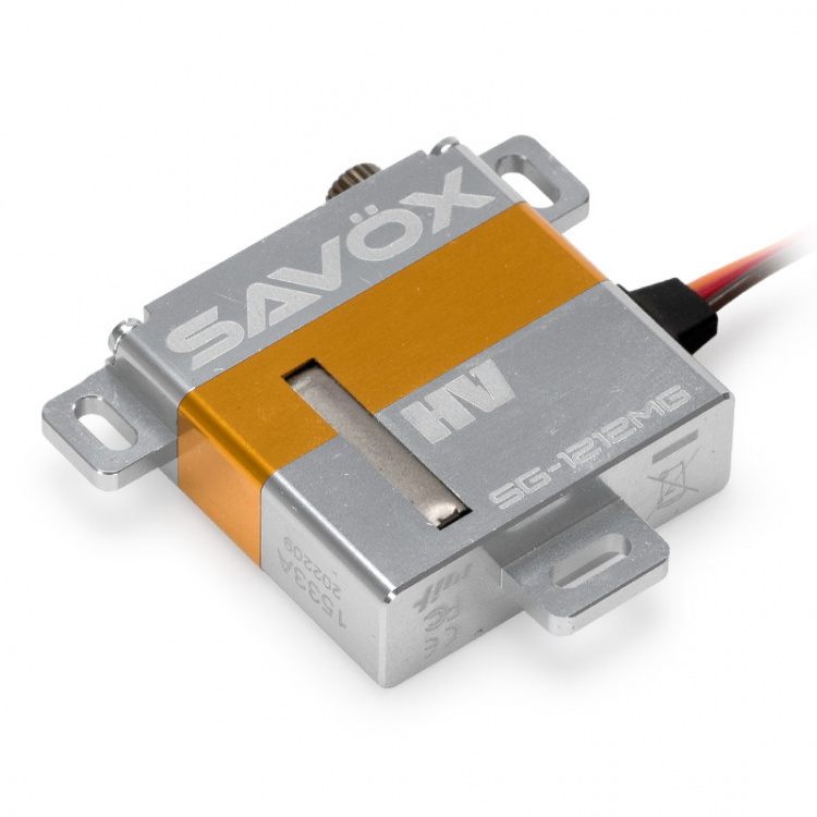 Savöx SG-1212MG 8Kg 0.12s HV Alu Coreless Metalldrev