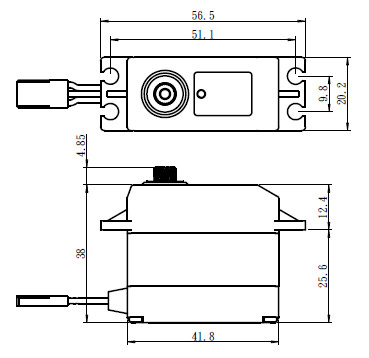 Savöx SW-0230MG Plus Servo 8kg 0.13s HV Metalldrev WP