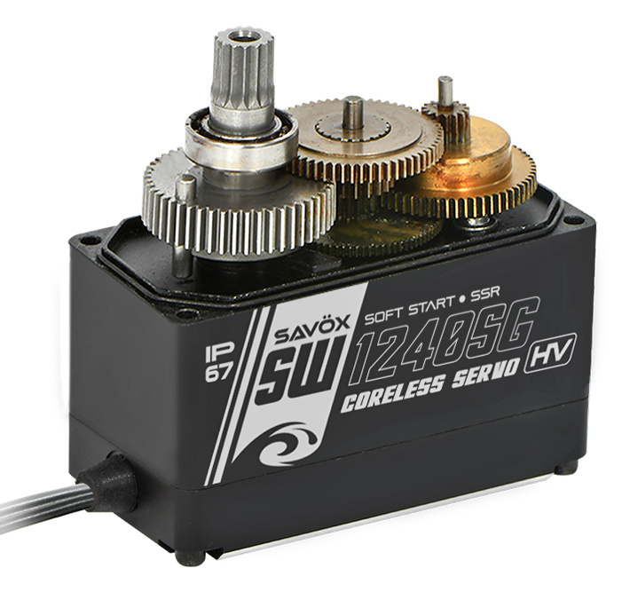 Savöx SW-1240SG Servo 65Kg 0.17s HV Alu Coreless Ståldrev WP