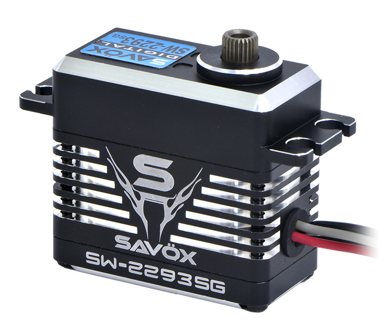Savöx SW-2293SG Crawler Servo 75Kg 3S LiPo Powered Alu BL Ståldrev WP