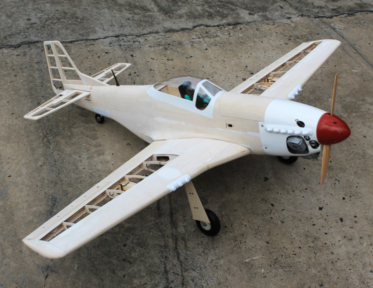 Seagull P-51 Mustang 10cc 143cm Master Scale kit Edition Byggsats