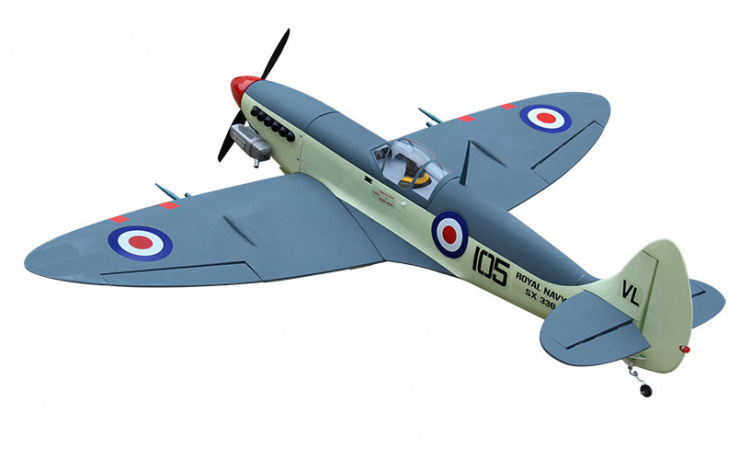 Seagull Supermarine Seafire 1640mm utan landställ, matt klädsel.