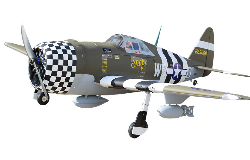 Seagull P-47G Thunderbolt ''Snafu'' 160cm ARF Ellandställ
