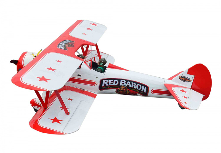 Seagull Red Baron Pizza Squadron Stearman 20cc ARF