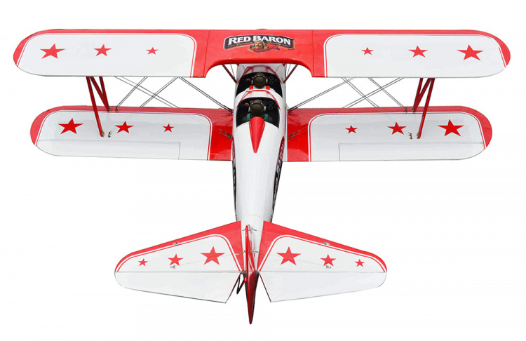Seagull Red Baron Pizza Squadron Stearman 20cc ARF