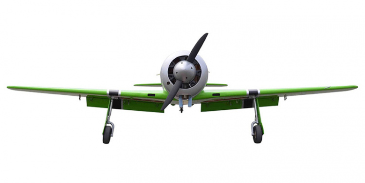 Seagull YAK-11 Reno Racer Perestroika 1776mm 35cc Gas Grön ARF