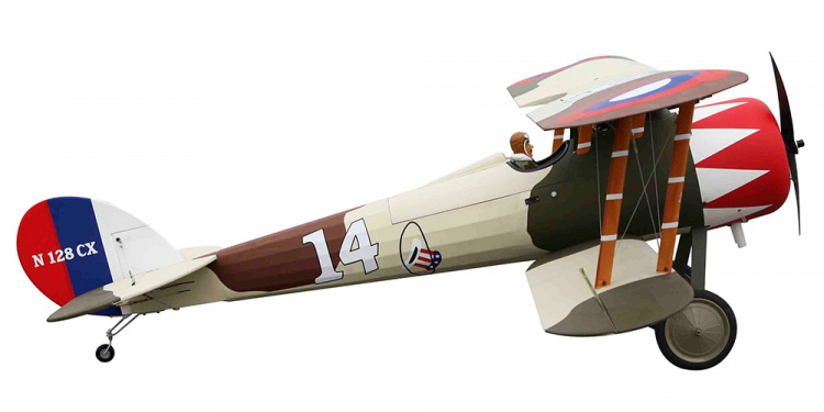Seagull Nieuport 28 Replica Dubbeldeckare 1.7m 20-26cc ARF