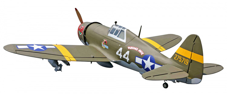 Seagull P-47 Razorback 2.06m 50-61cc Gas ARF