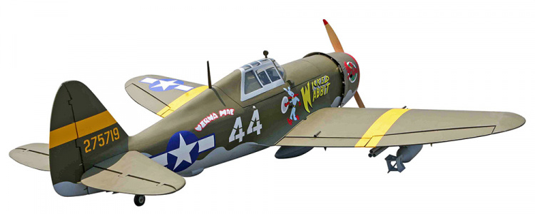Seagull P-47 Razorback 2.06m 50-61cc Gas ARF