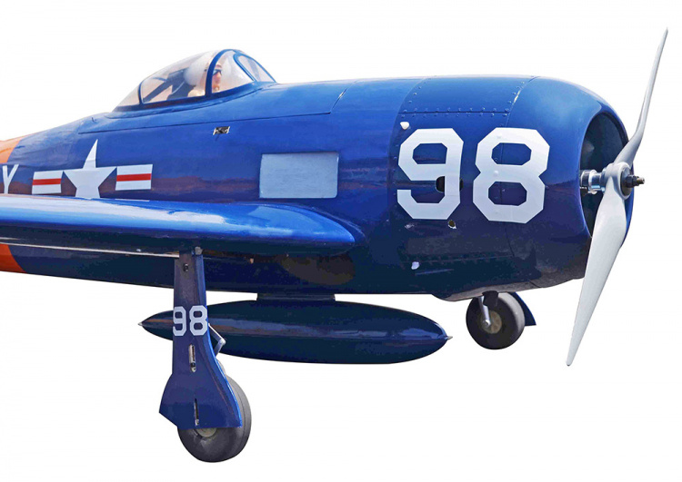 Seagull Grumman F8F Bearcat Navy 33cc Bensin ARF