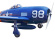 Seagull Grumman F8F Bearcat Navy 33cc Bensin ARF Seagull Grumman F8F Bearcat Navy 33cc Bensin ARF