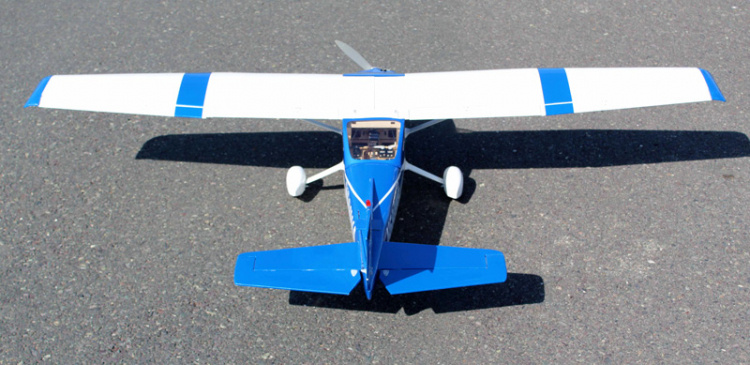 Cessna Turbo Skylane 182 1745mm 46-55 ARF Pearl Blå