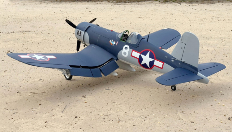 Seagull Giant F4U Goodyear FG-1D 1675mm 60cc ARF utan landställ