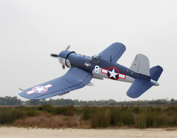 Seagull Giant F4U Goodyear FG-1D 1675mm 60cc ARF utan landställ