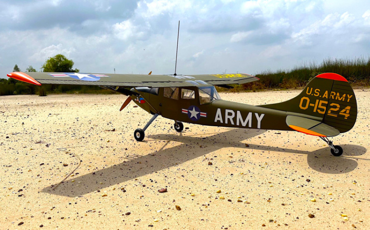 Seagull Cessna L-19A Old Dog New Trick 246cm 35-40cc Gas