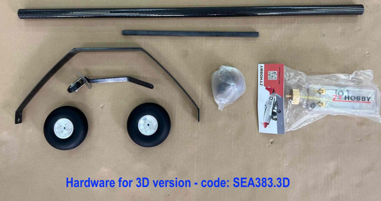 Seagull Edge 540 V2 3D Kolfiberställ 1970mm (35-40cc Gas) ARF