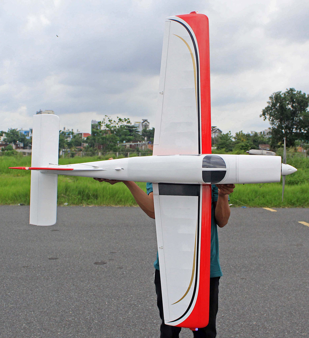 Seagull Piper Cherokee 153cm 10-15cc Röd ARF